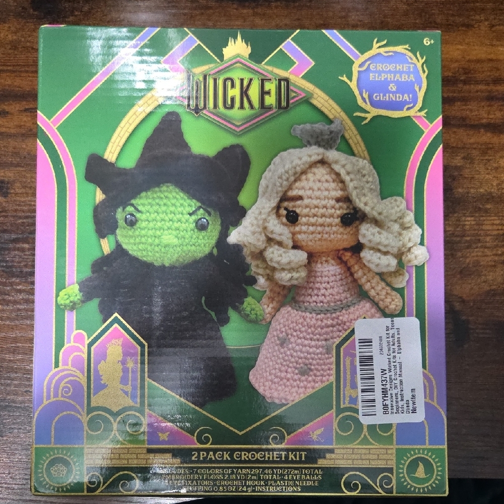 Crochet Kit - Elphaba & Glinda